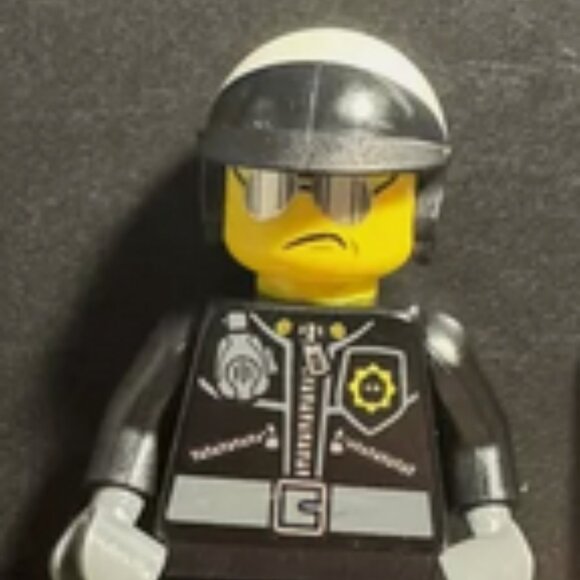 LEGO MINIFIG Scribble Face Bad Cop Minifigure The LEGO Movie 71004 - Picture 2 of 2